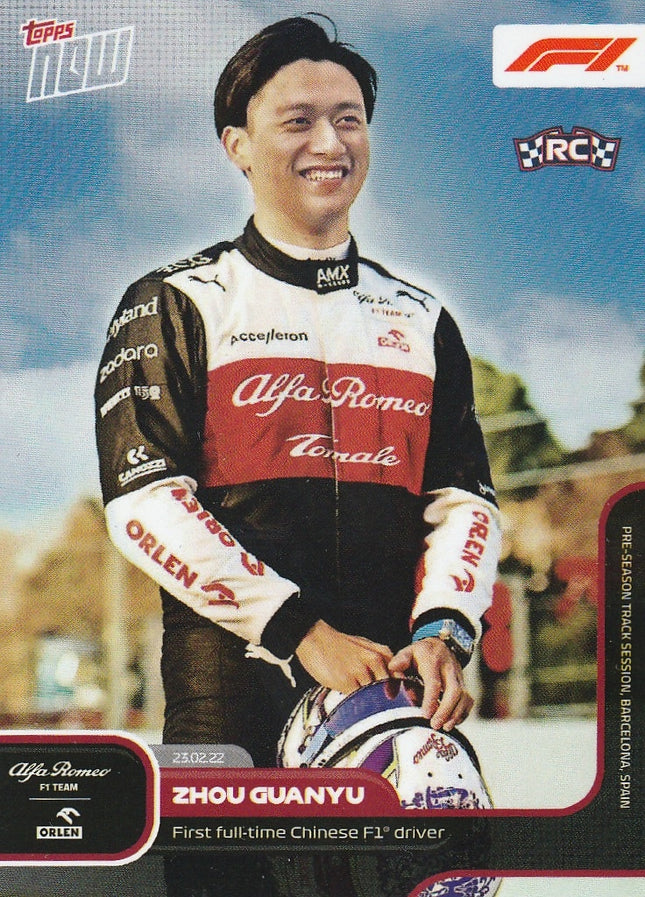 P07 Zhou Guanyu RC: First full-time Chinese F1 driver 