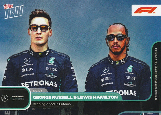 P10 George Russell & Lewis Hamilton: Keeping it cool in Bahrain