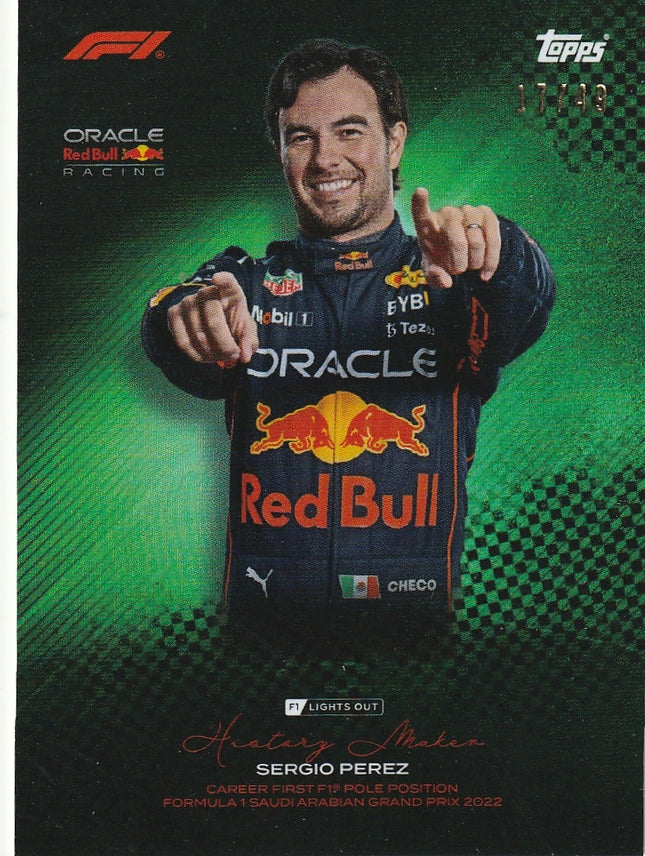 Sergio Perez - Career 1st pole position