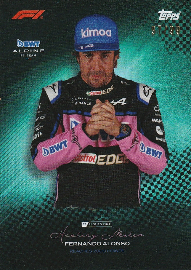 Fernando Alonso - Reaches 2,000 points