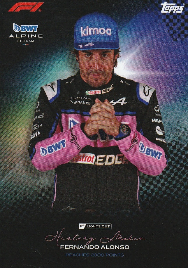 Fernando Alonso - Reaches 2,000 points