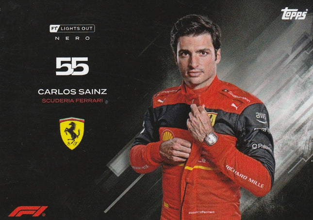 Carlos Sainz (Black & White)