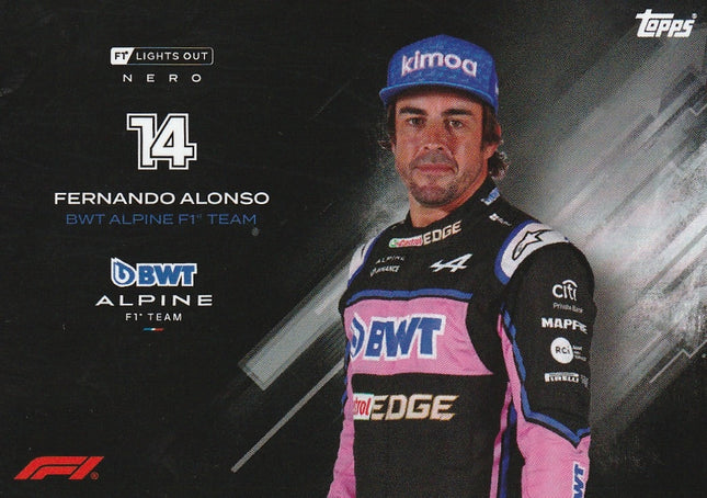 Fernando Alonso (Black & White)