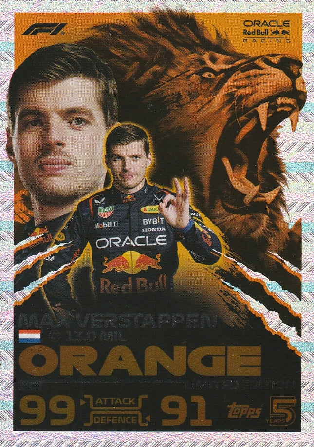 LE1 Max Verstappen (Red Bull) – Orange