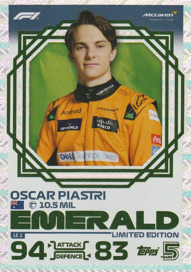 LE2 Oscar Piastri (McLaren) – Emerald