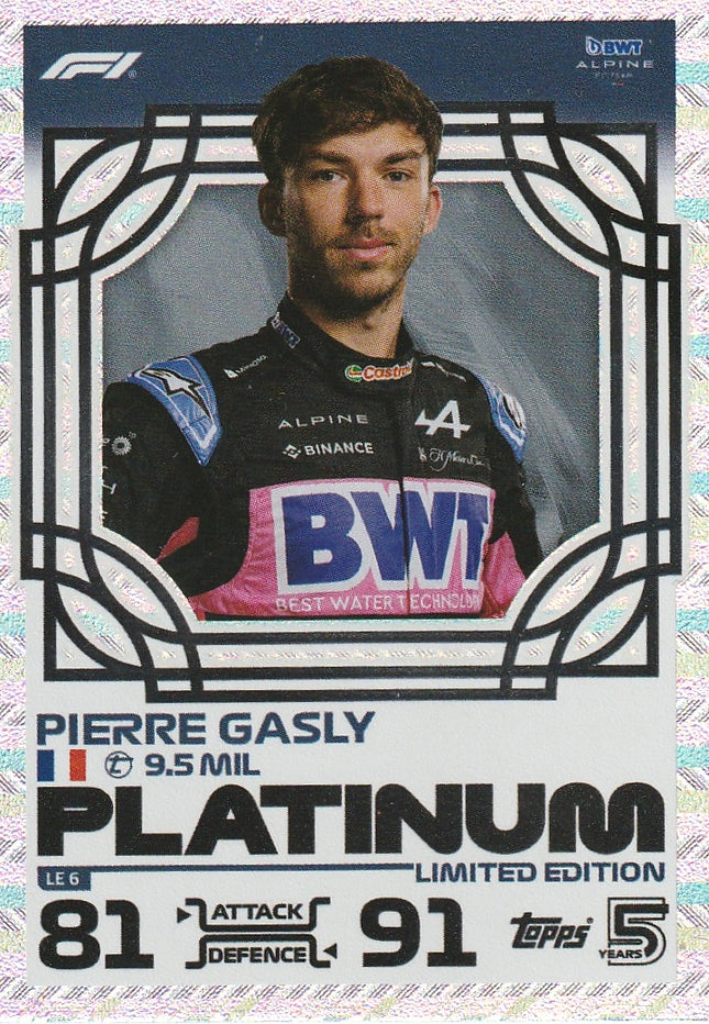 LE6 Pierre Gasly (Alpine) – Platinum