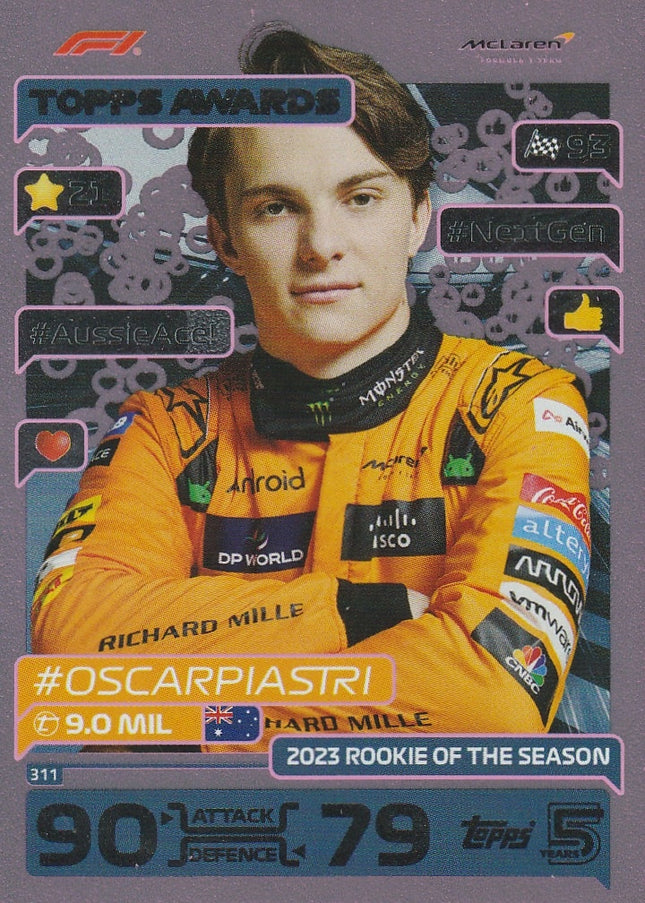 311 Oscar Piastri / Rookie of the Season (McLaren)