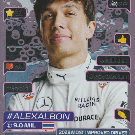 306 Alex Albon / Most Improved Driver (Williams)