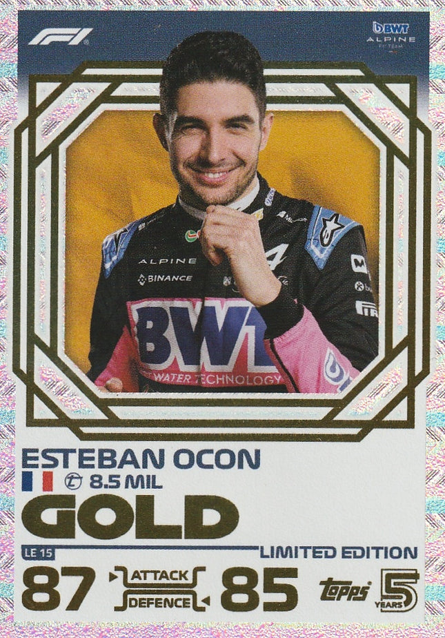 LE15 Esteban Ocon (Alpine) – Gold