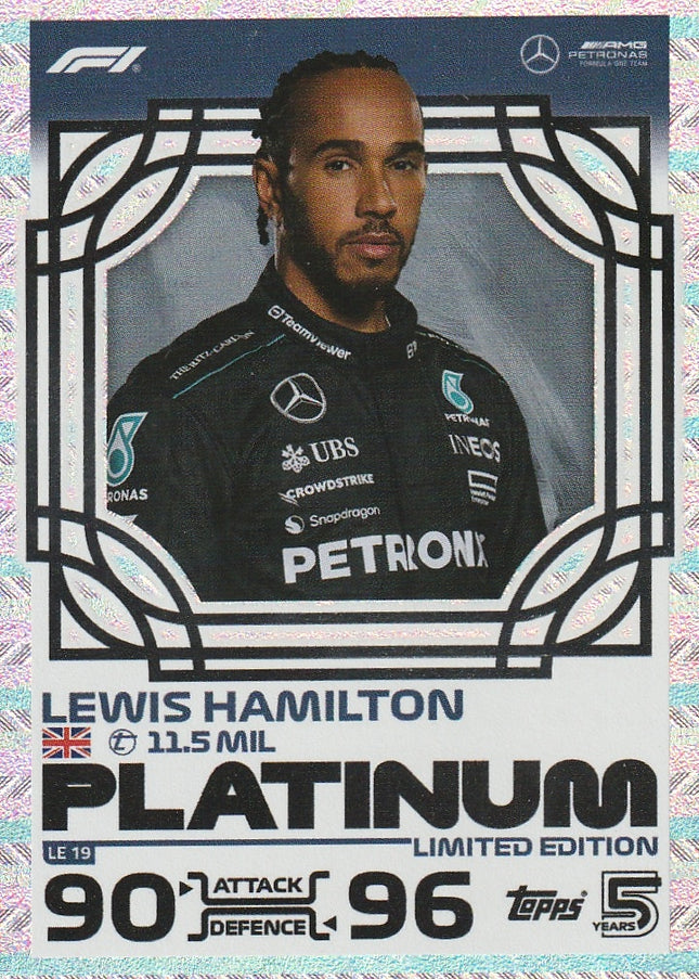LE19 Lewis Hamilton (Mercedes) – Platinum