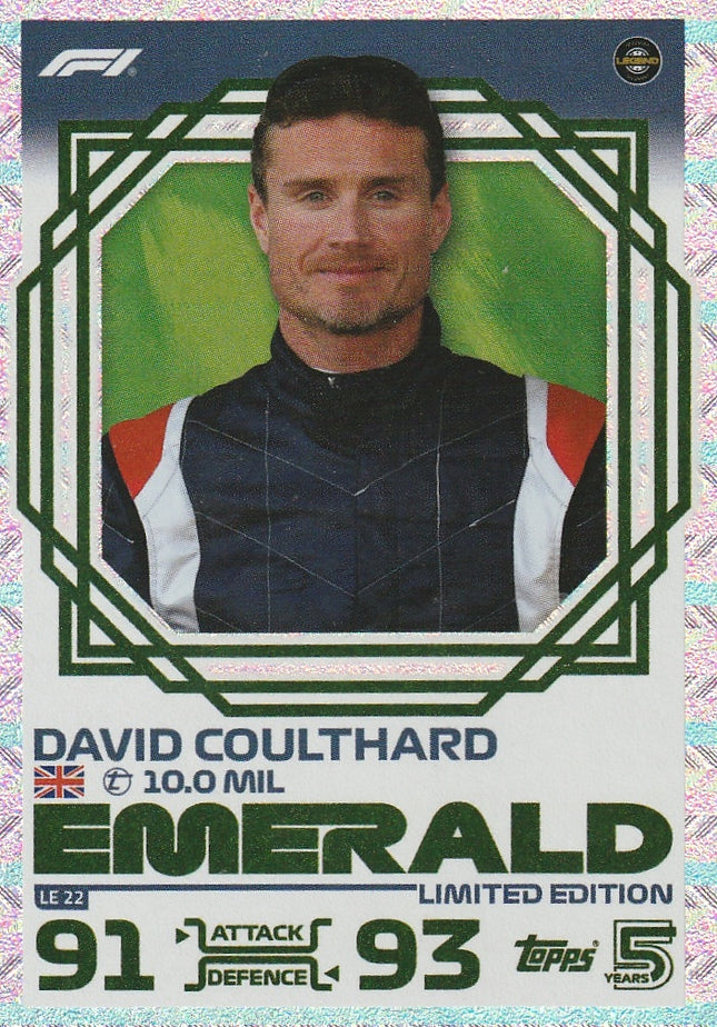 LE22 David Coulthard – Emerald