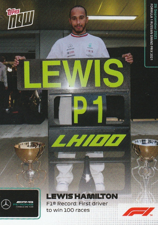 55 Lewis Hamilton - F1 Record: First driver to win 100 races