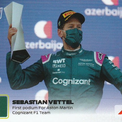 16 Sebastian Vettel: First Podium For Aston Martin Cognizant F1 Team