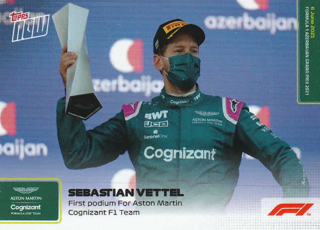 16 Sebastian Vettel: First Podium For Aston Martin Cognizant F1 Team