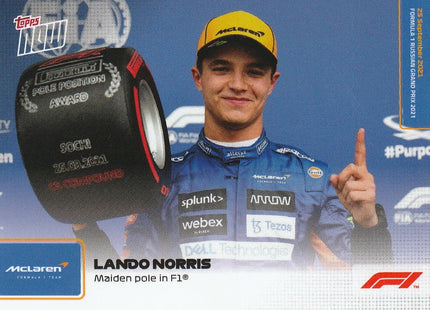 58 Lando Norris: Maiden pole in F1