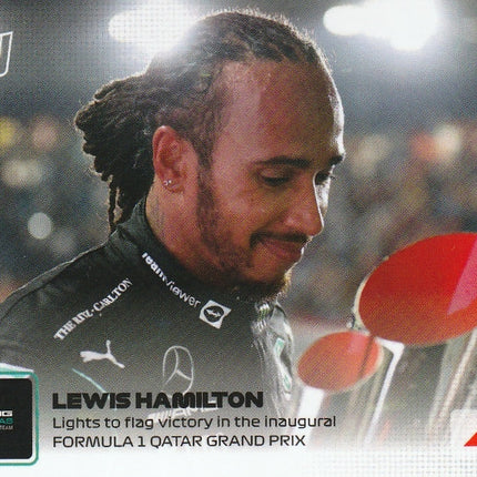 74 Lewis Hamilton: Lights to flag victory in the inaugural Qatar Grand Prix
