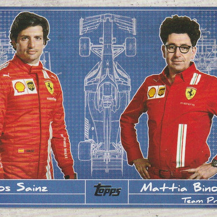 D-13 Carlos Sainz - Mattia Binotto