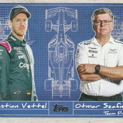 D-8 Otmar Szafnauer - Sebastian Vettel