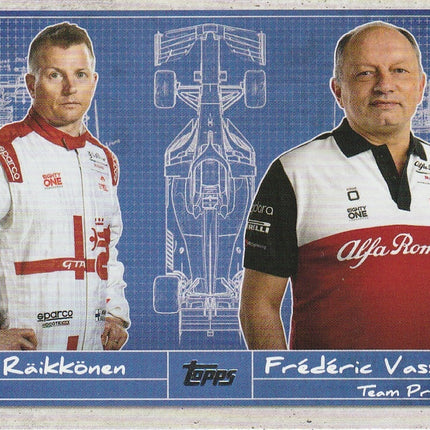 D-20 Kimi Räikkönen - Frédéric Vasseur