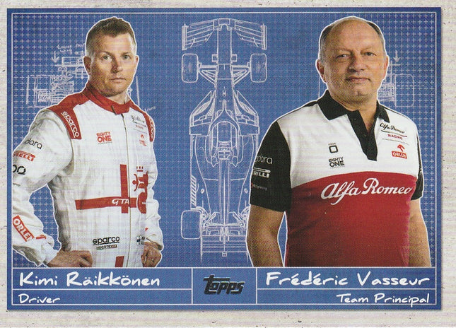 D-20 Kimi Räikkönen - Frédéric Vasseur