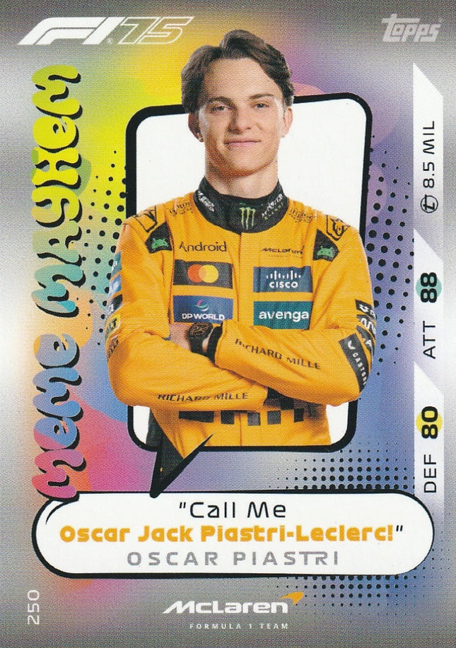 250 Oscar Piastri