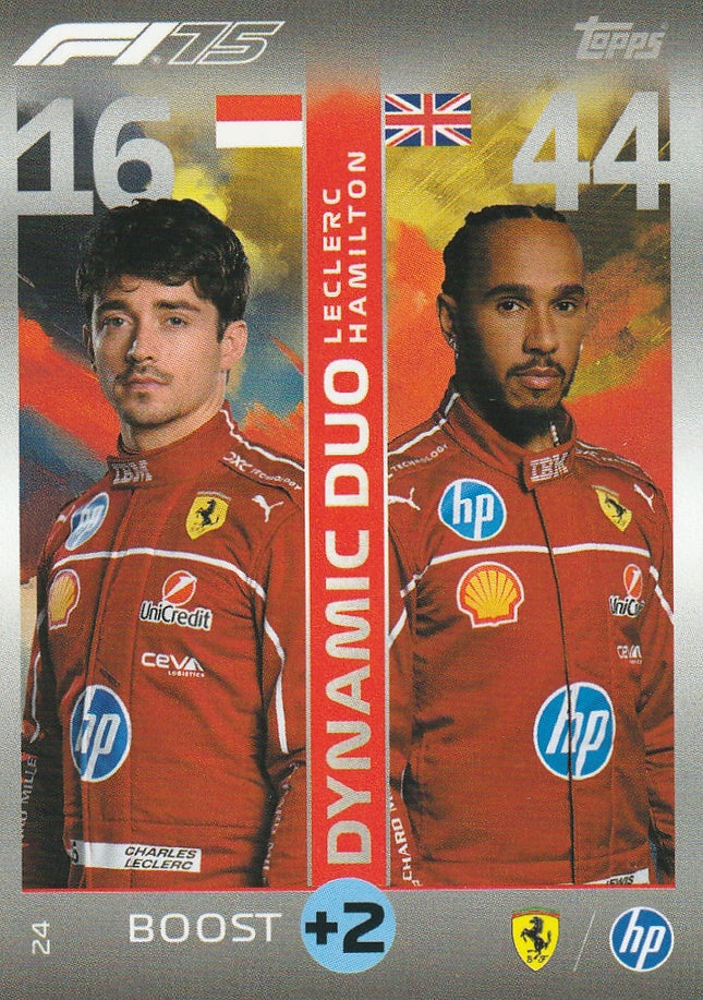 24 Charles Leclerc & Lewis Hamilton