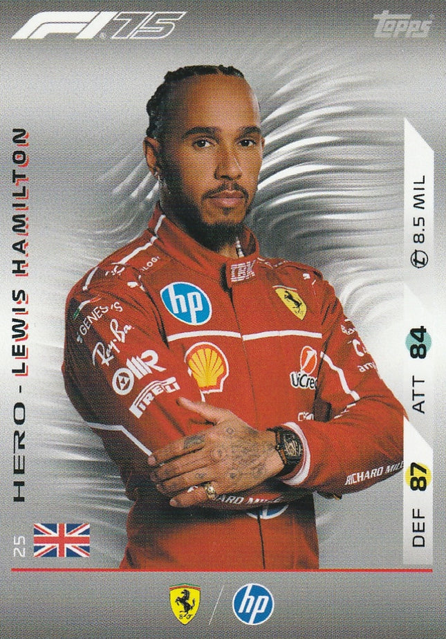 25 Lewis Hamilton
