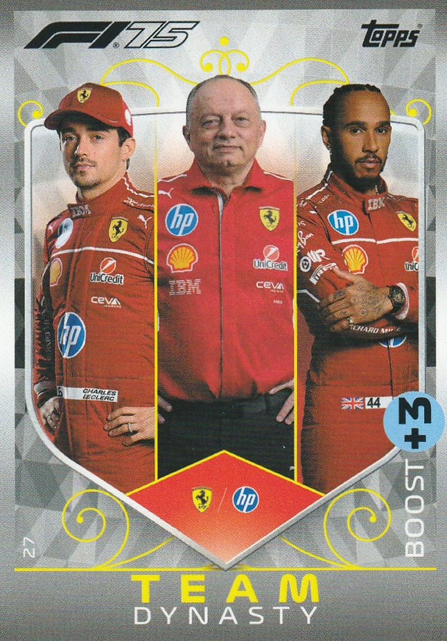 27 Leclerc, Vasseur & Hamilton