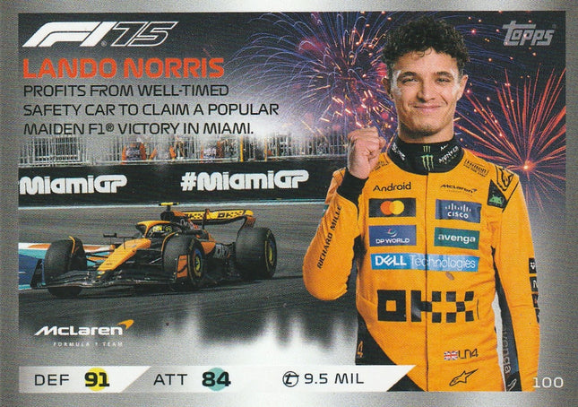 100 Lando Norris