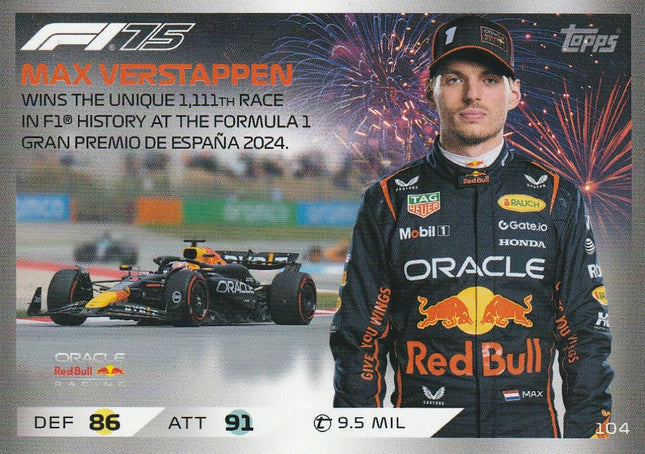 104 Max Verstappen