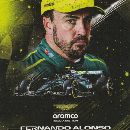 Fernando Alonso (Aston Martin) - First driver to race 400 grand prixs