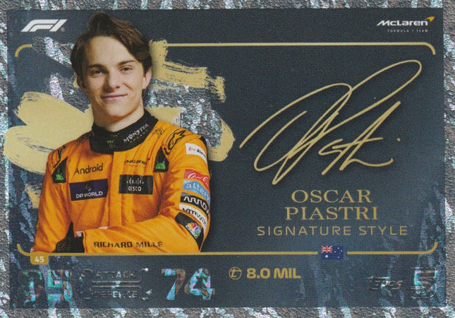 45 Oscar Piastri