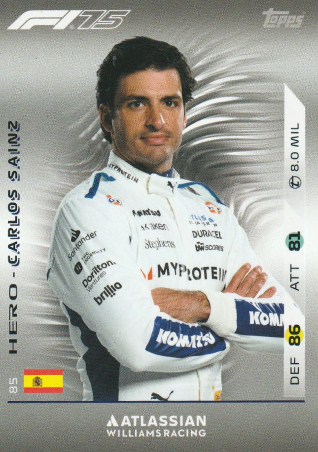85 Carlos Sainz
