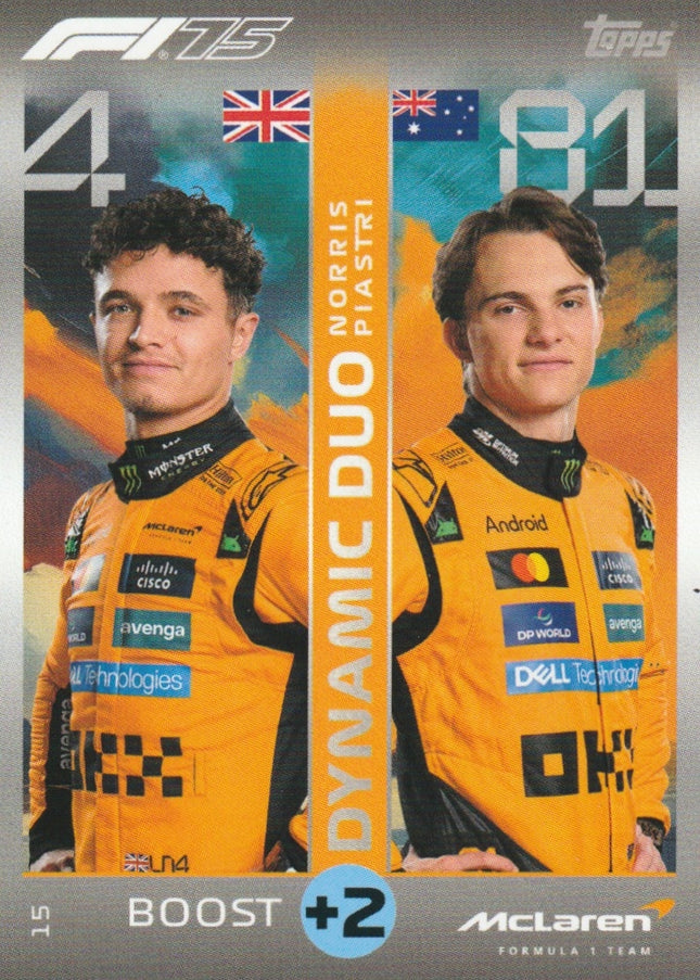 15 Lando Norris / Oscar Piastri