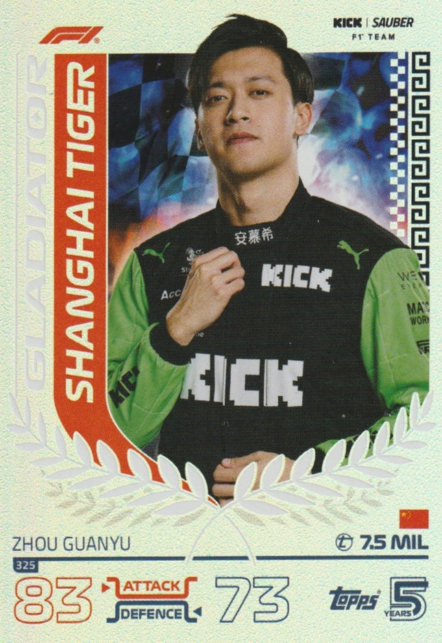 325 Zhou Guanyu (Sauber)
