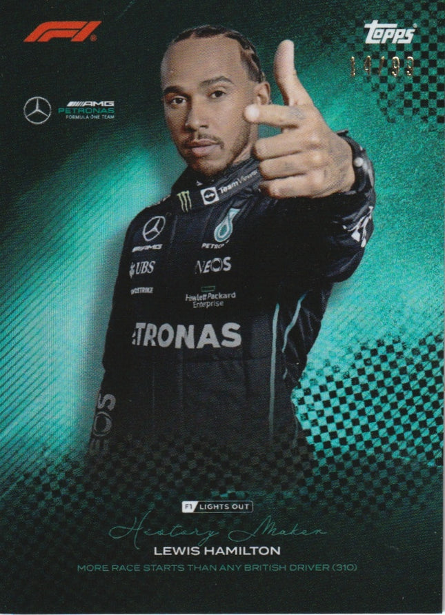 Lewis Hamilton - More race starts than any British driver