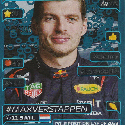 309 Max Verstappen / Pole Position Lap of 2023 (Red Bull)
