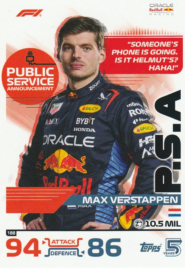 188 Max Verstappen (Red Bull)