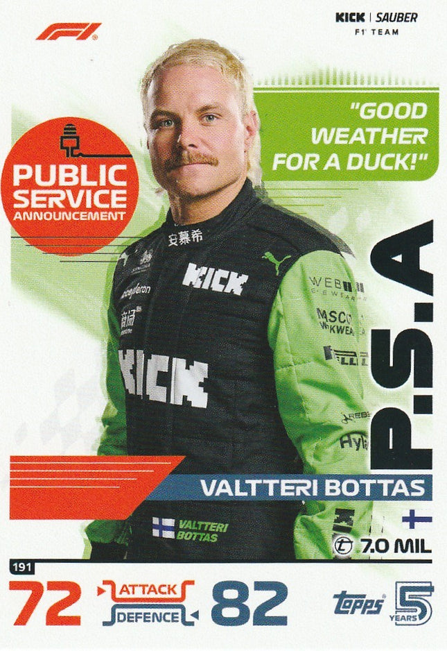 191 Valtteri Bottas (Sauber)