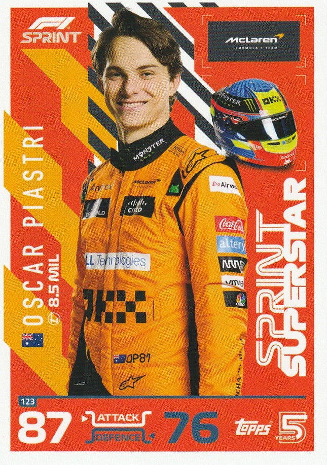123 Oscar Piastri (McLaren)