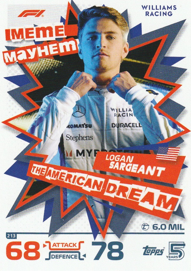 213 Logan Sargeant (Williams)