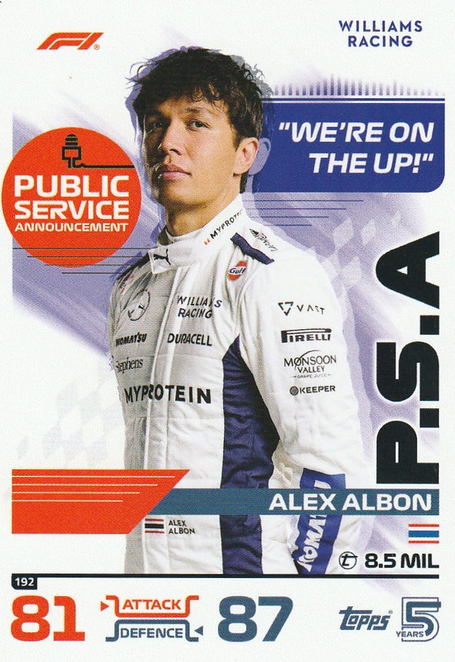192 Alex Albon (Williams)