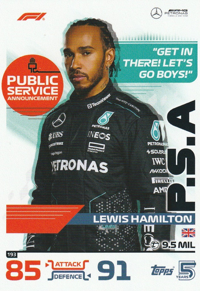 193 Lewis Hamilton (Mercedes)