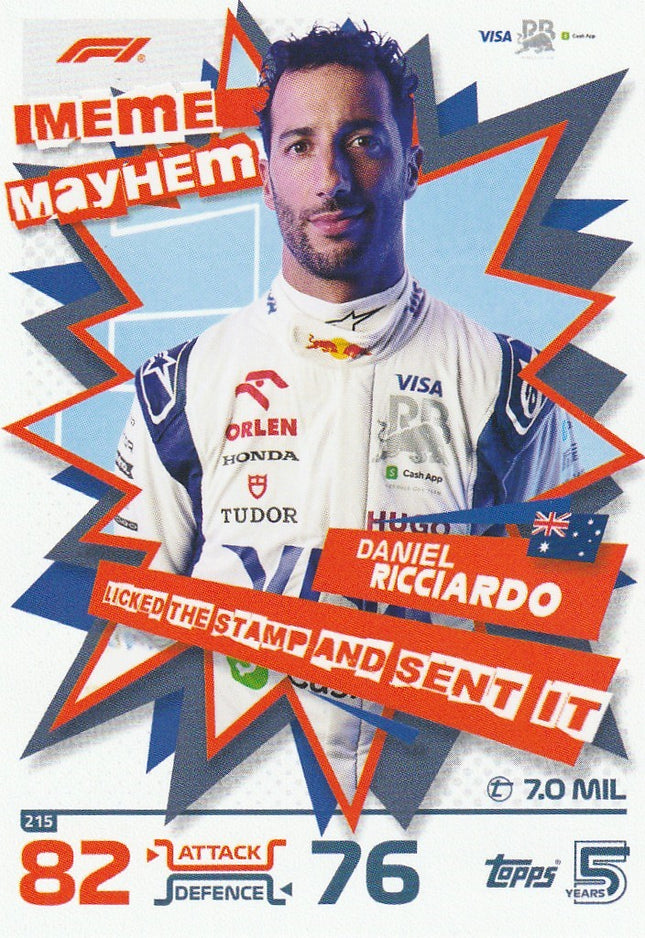 215 Daniel Ricciardo (VCARB)