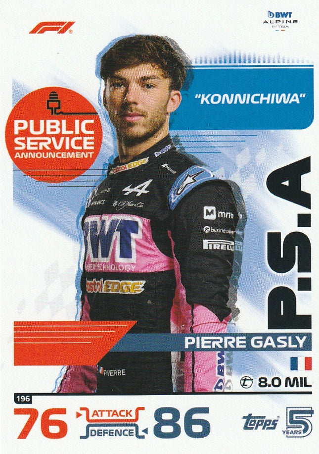 196 Pierre Gasly (Alpine)