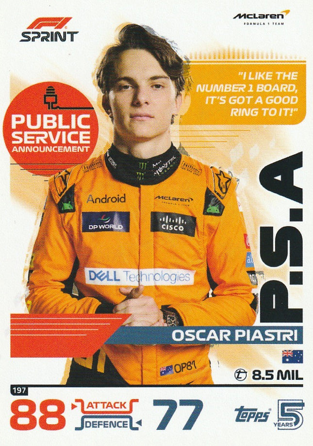 197 Oscar Piastri (McLaren)