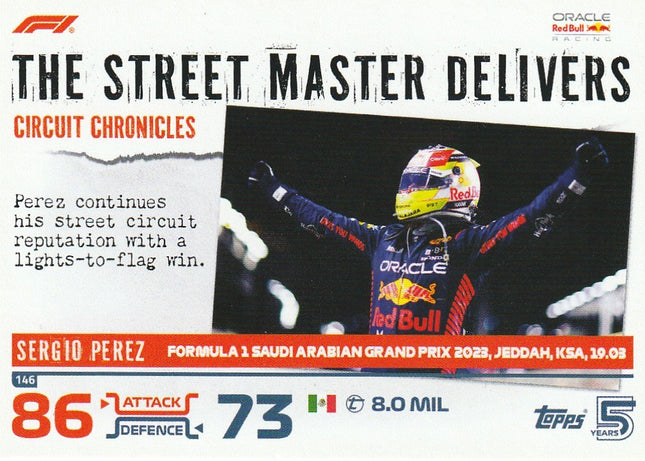 146 Sergio Perez / Jeddah (Red Bull)