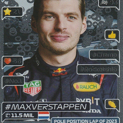 309 Max Verstappen / Pole Position Lap of 2023 (Red Bull)