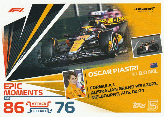 169 Oscar Piastri / Melbourne (McLaren)