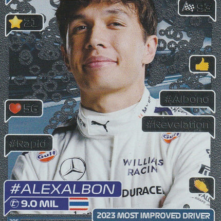 306 Alex Albon / Most Improved Driver (Williams)